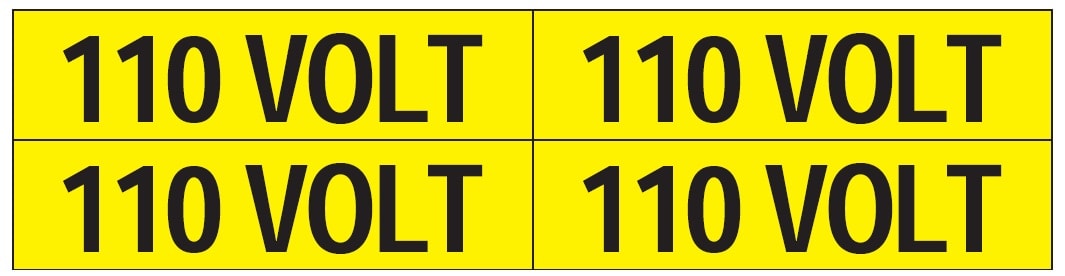 OCMEI SRL - OCM6ET2338 CF.10F ETICH. TENS. 110V 120X30 (4 X F)
