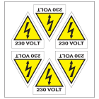 OCMEI SRL - OCM6ET2345 CF.10F ETICH. FOLGORE 230VOLT L.60+15 (6