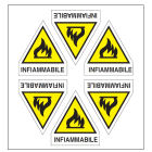 OCMEI SRL OCM6ET2358 CF.10F ETICH. INFIAMMA. LATO 60+15 (6XF)