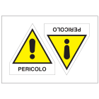 OCMEI SRL OCM6ET2359 CF.10F ETICH. PERICOLO LATO 120+33 (2XF)