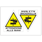 OCMEI SRL - OCM6ET2361 CF.10F ETICH. ATTEM.MANI LATO 120+33 (2X