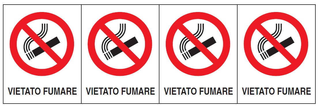 OCMEI SRL - OCM6ET2367 CF.10F ETICH. VIET. FUMARE 62X80 (4XF)