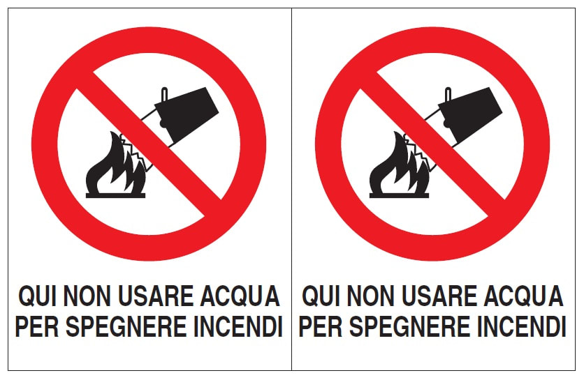 OCMEI SRL - OCM6ET2370 CF.10F ETICH. QUI NO ACQUA 125X160 (2XF)