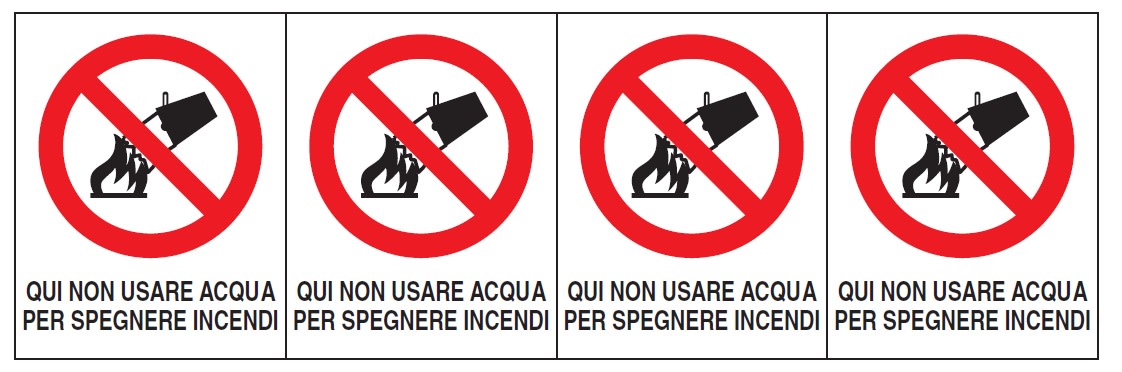 OCMEI SRL - OCM6ET2371 CF.10F ETICH. QUI NO ACQUA 62X80 (4XF)