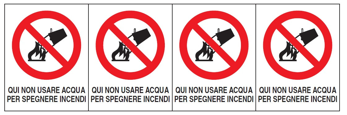 OCMEI SRL - OCM6ET2371 CF.10F ETICH. QUI NO ACQUA 62X80 (4XF)