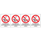 OCMEI SRL - OCM6ET2373 CF.10F ETICH. NON RIPARARE --- 62X80 (4X