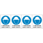 OCMEI SRL OCM6ET2389 CF.10F ETICH. USARE ELMETTO 62X80 (4XF)