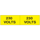 OCMEI SRL - OCM6ET2452 CF.10F ETICH. 230VOLT MM125X60 (2XF)
