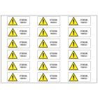 OCMEI SRL - OCM6ET2500 CF.10F ETICH.PERICOLO70X30(18XF)