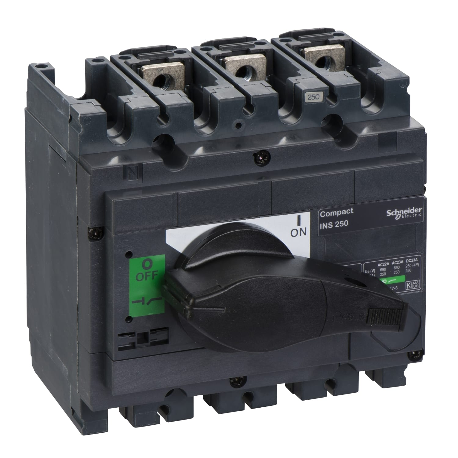 SCHNEIDER ELECTRIC SNR31106 INS250 FISSO ANT 3P MAN NERA