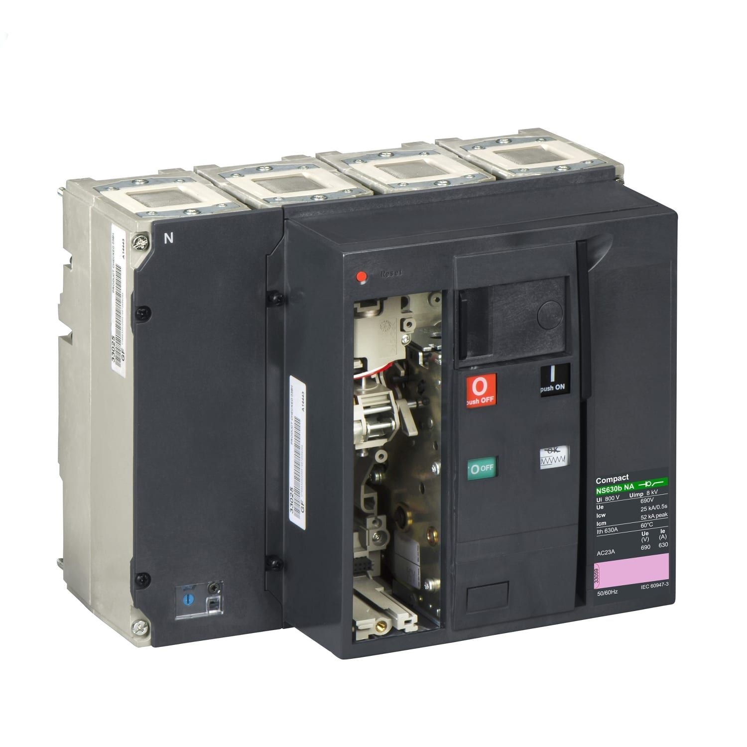 SCHNEIDER ELECTRIC - SNR33441 Sezionatore Compact NS630b NA - 630 A - 4 poli