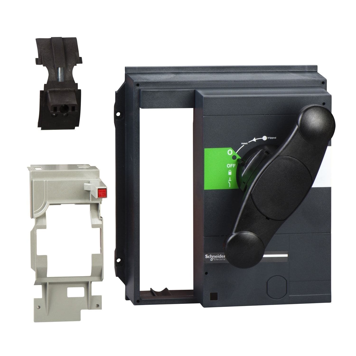 SCHNEIDER ELECTRIC - SNR33863 Impugnatura girevole anteriore - Nera - Per NS 630b..1600