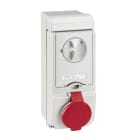SCHNEIDER ELECTRIC - SNR83135 Unika interlocked socket - 16 A - 3P + E - 380...415 V AC - IP44 - wall