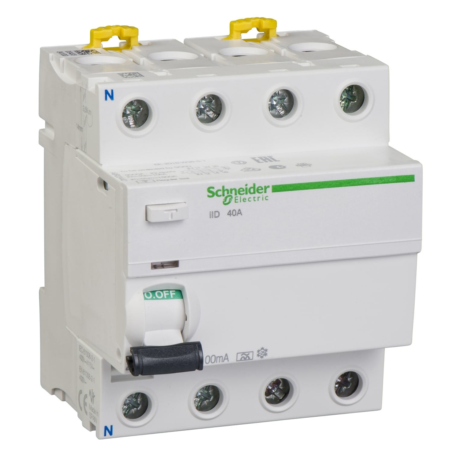 SCHNEIDER ELECTRIC SNRA9R22440 IID 4P 40A 100MA TIPO A