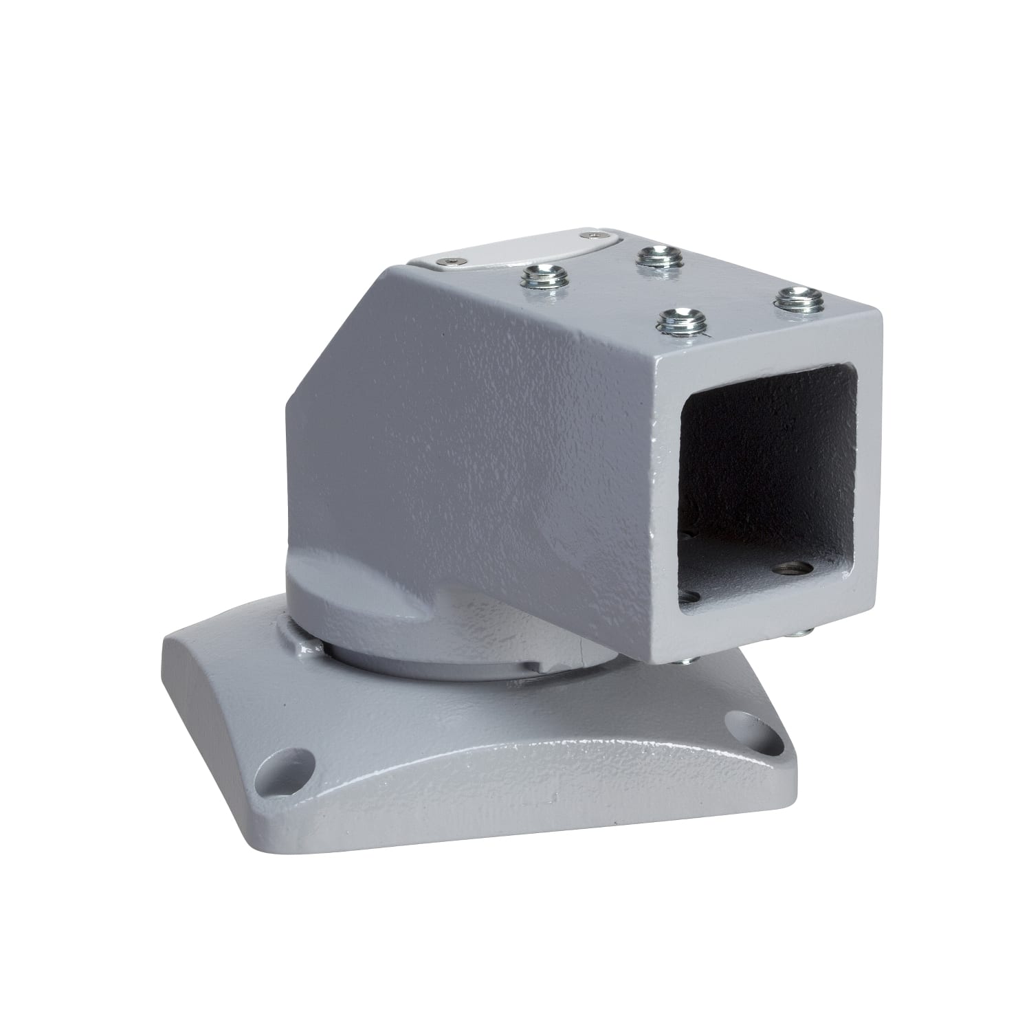 SCHNEIDER ELECTRIC - SNRNSYCMUMC50 Horizontal rotating bracket, square 50 mm RAL 7040. For S3CM HMI encl.