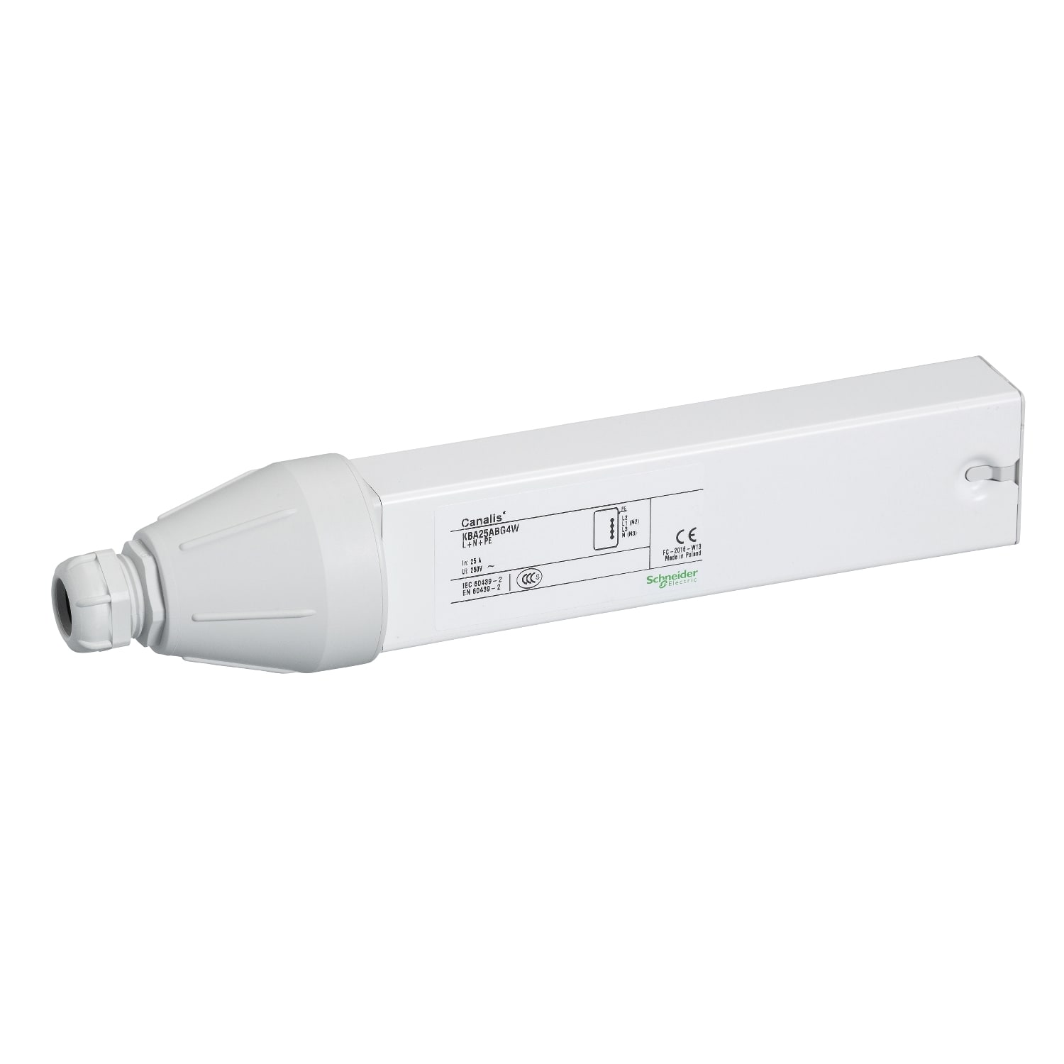 SCHNEIDER ELECTRIC SNRKBA25ABG4W ALIMENTAZIONE SX 25A 4P RAL9003