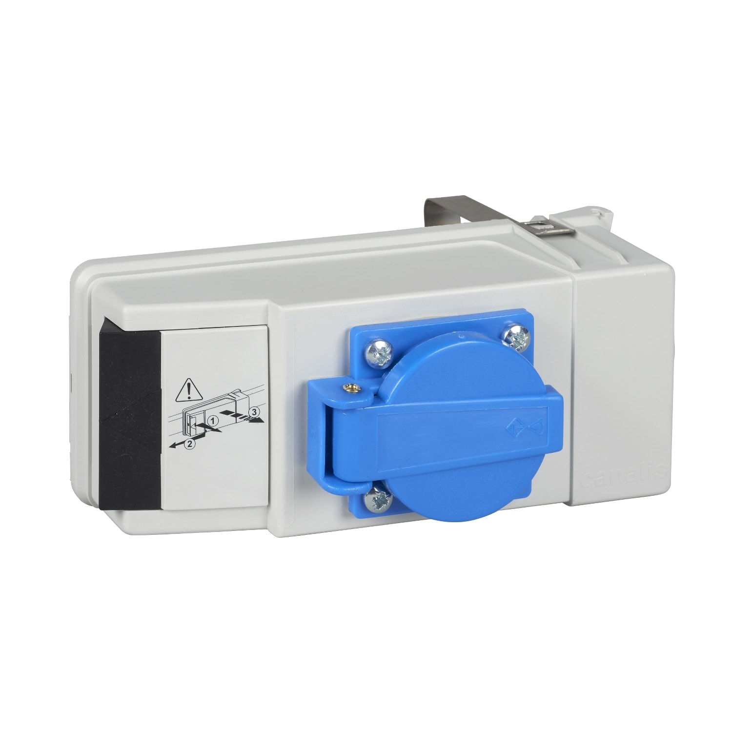SCHNEIDER ELECTRIC - SNRKBC16DCP1 Canalis - Unità di deriv. per fusibile NF - 8,5 x 31,5 - 16 A - Presa alim. NF