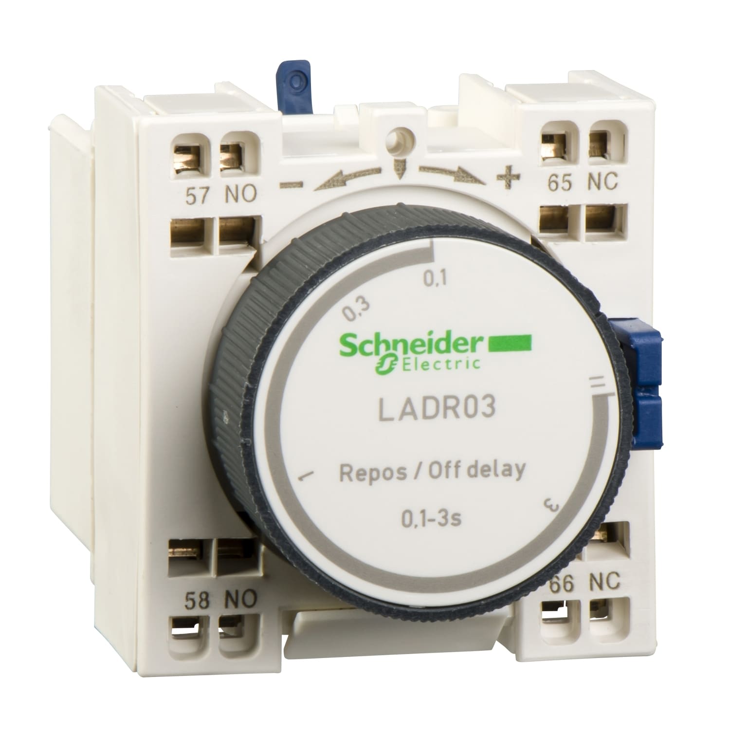 SCHNEIDER ELECTRIC - SNRLADR23 Blocco contatti ausiliari TeSys - 1NO + 1NC - Terminali a molla
