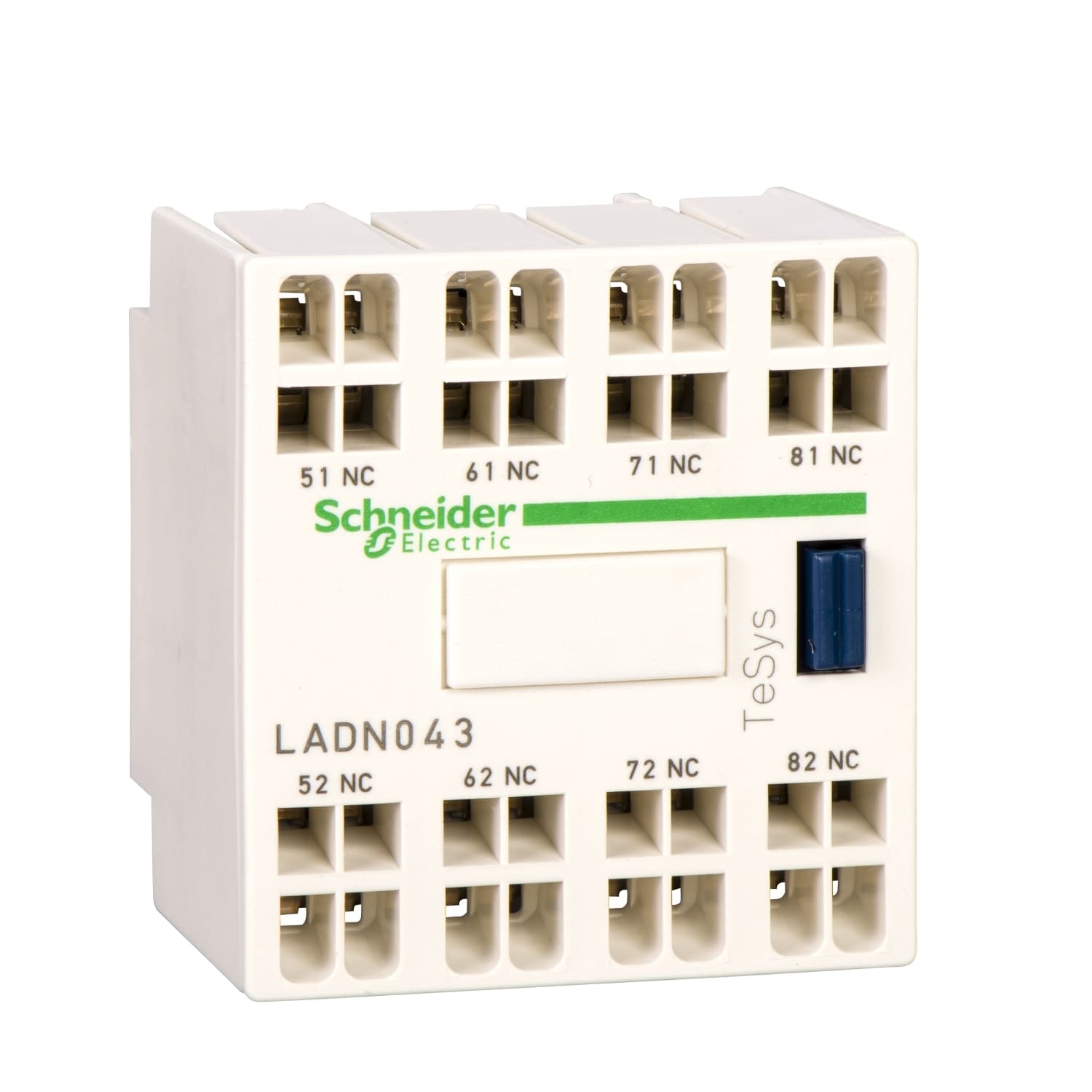 SCHNEIDER ELECTRIC - SNRLADN313 Blocco contatti ausiliari TeSys - 3NO + 1NC - Terminali a molla