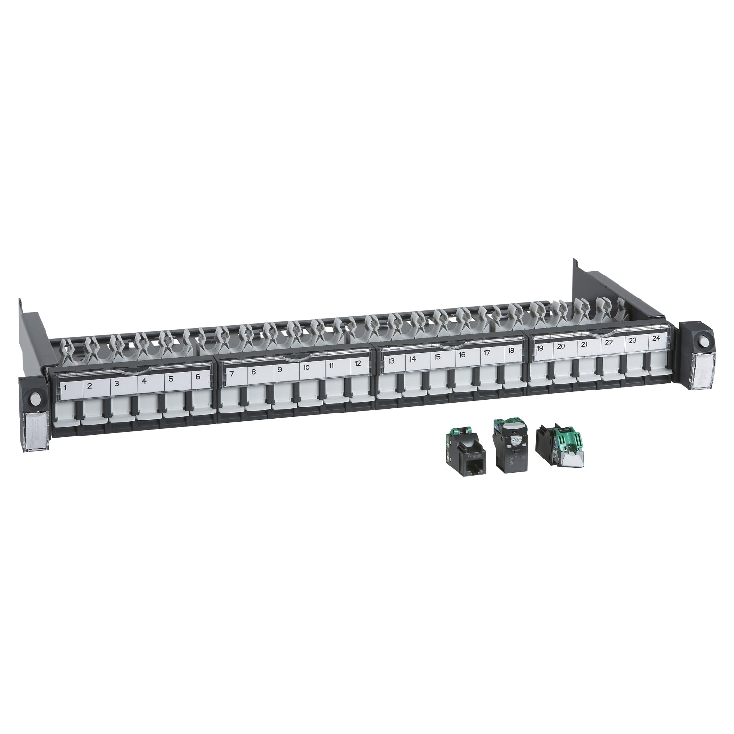 SCHNEIDER ELECTRIC SNRVDIG118241U50 ACTASSI 19 CON 24 RJ45 S-ONE 5E UTP