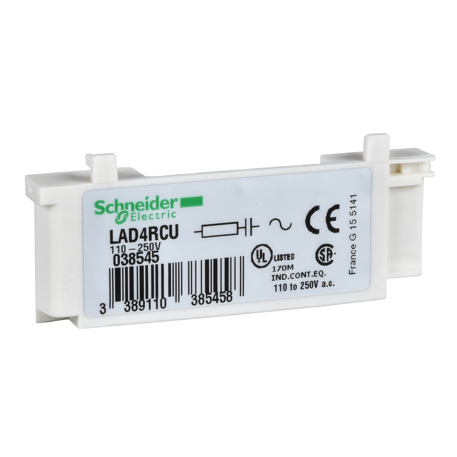 SCHNEIDER ELECTRIC - SNRLAD4RCE Modulo soppressore - TeSys D - Circuito RC - 24…48 V CA