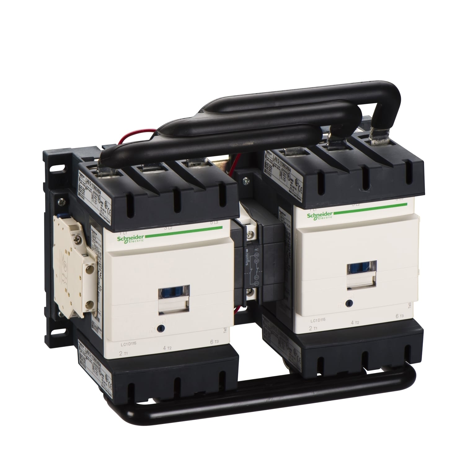 SCHNEIDER ELECTRIC - SNRLC2D115F7 Teleinvertitore TeSys LC2D - 3 poli - AC3 440 V 115 A - 110 V CA