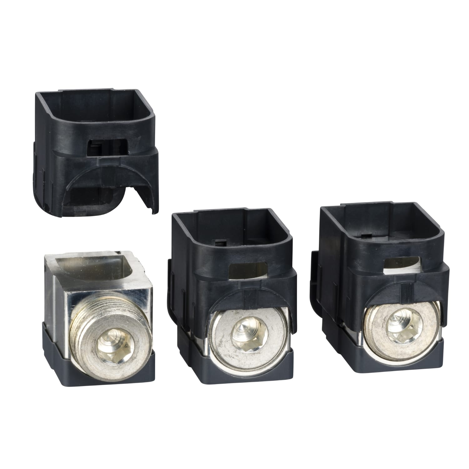 SCHNEIDER ELECTRIC - SNRLV429259 3 morsetti in alluminio - per 1 cavo 120..185 mm² - INS250, NSX100..250