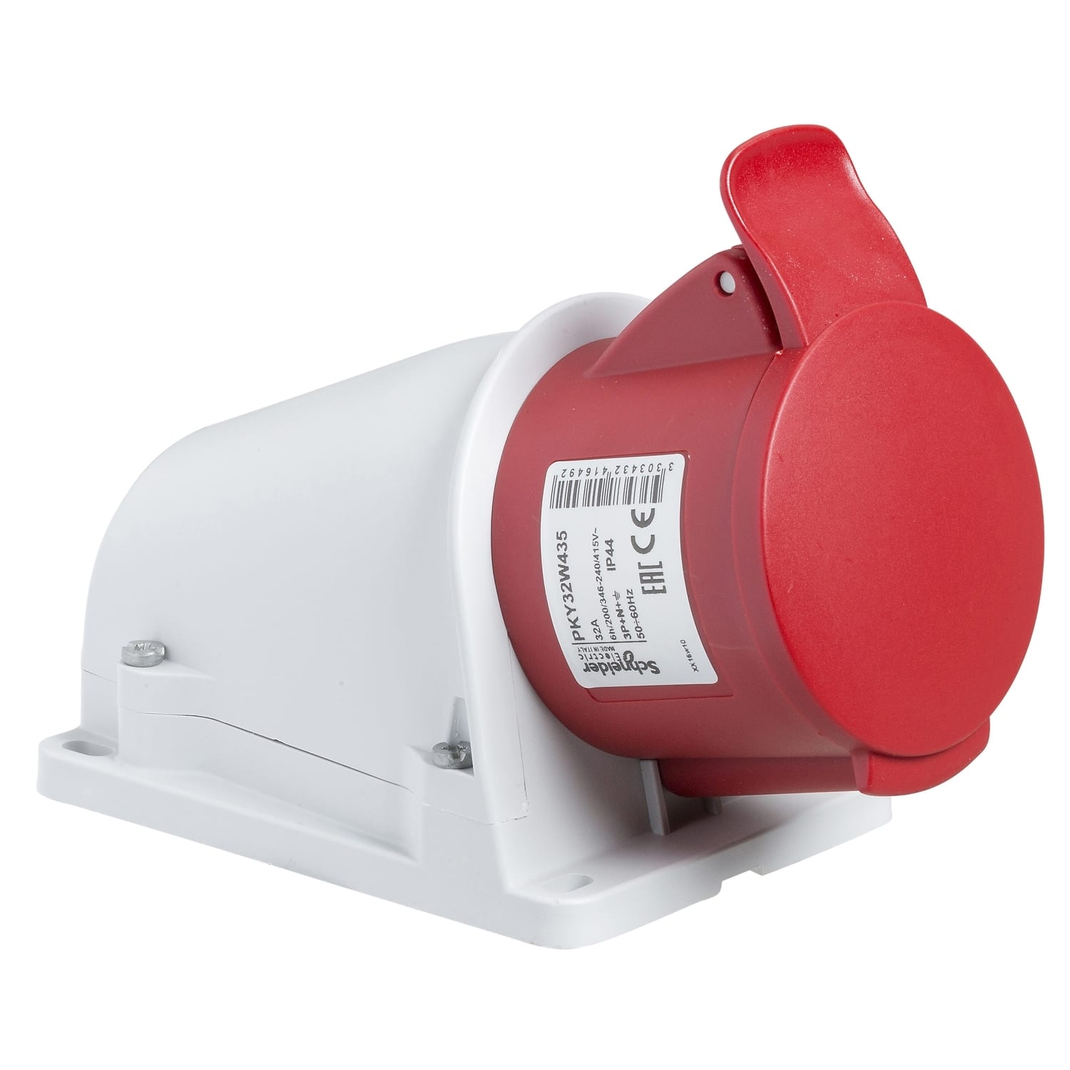 SCHNEIDER ELECTRIC - SNRPKY16W435 Presa BT da parete small IP44 16A 380V 3P+N+T a cabl.rapido