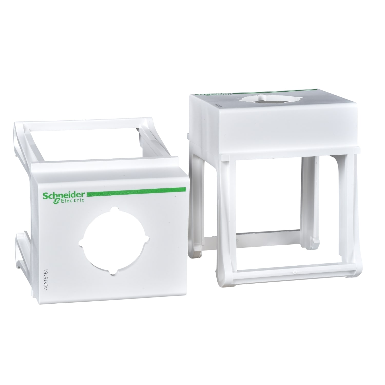 SCHNEIDER ELECTRIC - SNRA9A15151 Supporto pulsante con piastra pretranciata diametro 22mm