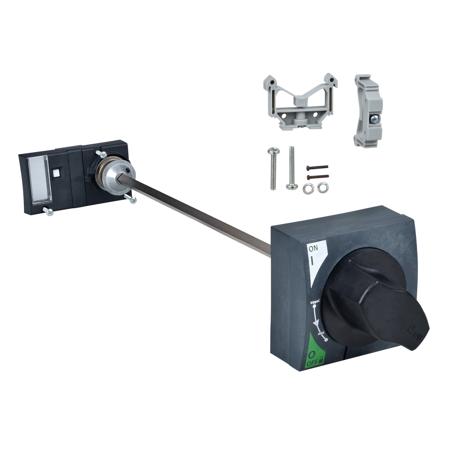 SCHNEIDER ELECTRIC - SNR19088 Manovra rotativa rinviata standard nera per NG125