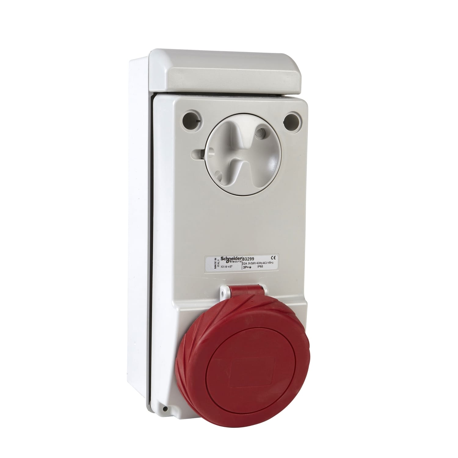 SCHNEIDER ELECTRIC - SNR83299 Presa incasso interbloccata Unika IP65 32A 380V 3P+T per container