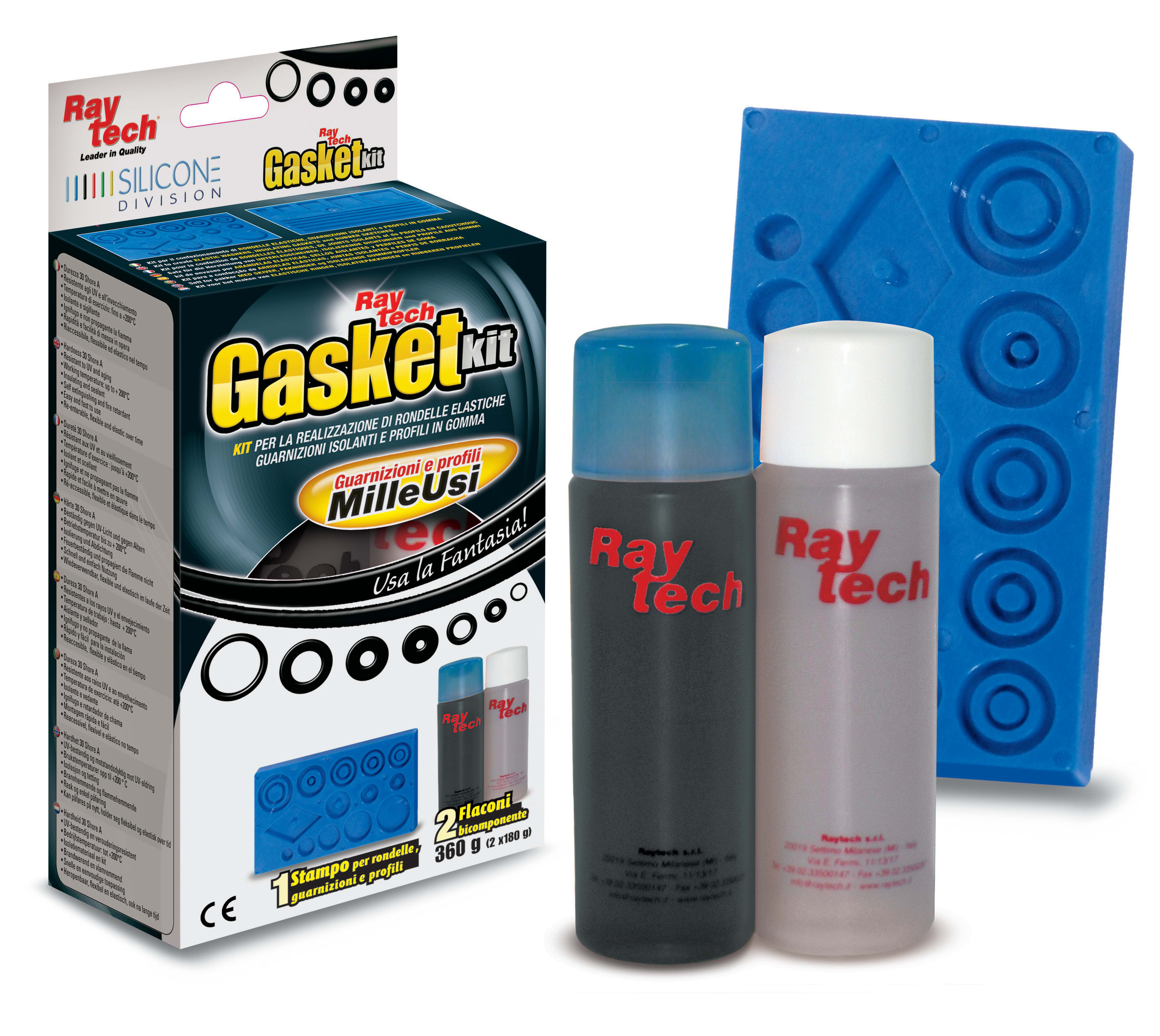 RAYTECH SRL RYTRAYGASKIT GASKET KIT-IN BLISTER PER CONF. IN GOMMA
