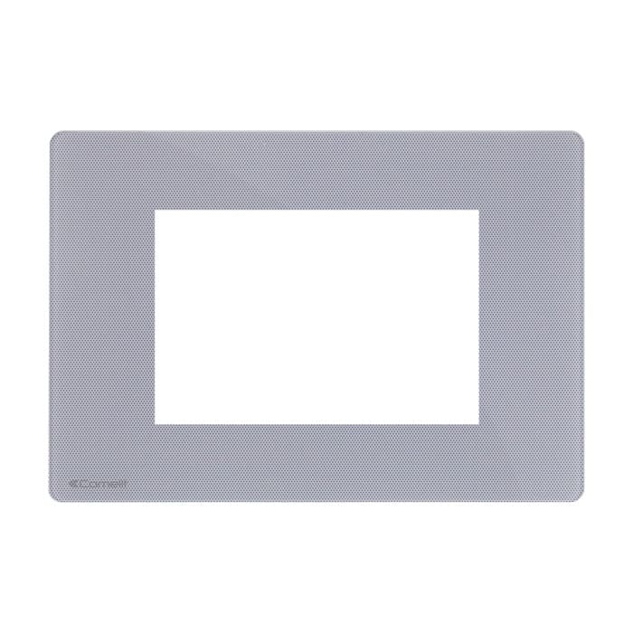 COMELIT GROUP SPA COEONE/PP/VE3 PLACCA GRIGIO PERLA ONE COMP VIMAR EIKON