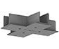 PERFORMANCE IN LIGHT PRI310701 OTR RECESS COVER X-FEED S-9017-R/6-G
