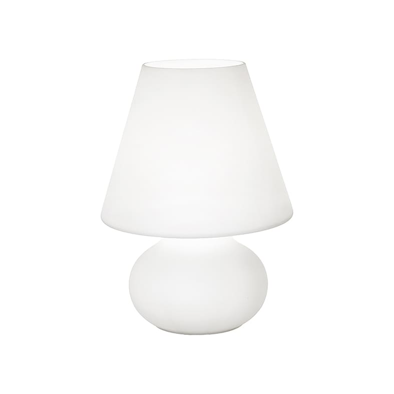 ROSSINI RSSP.10850-30 LAMPADA DA TAVOLO IN VETRO BIANCO SATINA