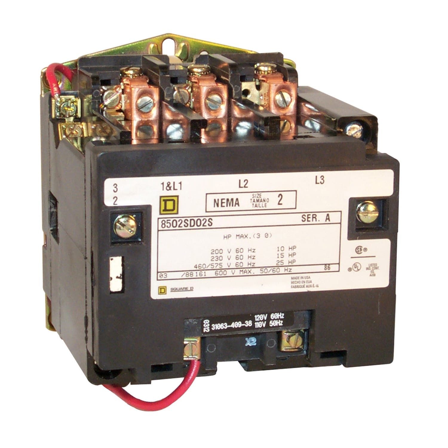 SCHNEIDER ELECTRIC - SNR8502SDO1V02S CONTATTORE NEMA