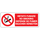 OCMEI SRL - OCMP002-822-A CART.350X125MM VIETATO FUMARE (