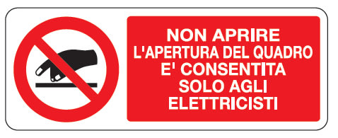 OCMEI SRL - OCMP010-773-AD ETIC.ADES.350X125MM NON APRIRE AP