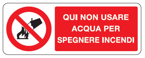 OCMEI SRL - OCMP011-749-AD ETIC.ADES.350X125MM QUI NON USARE