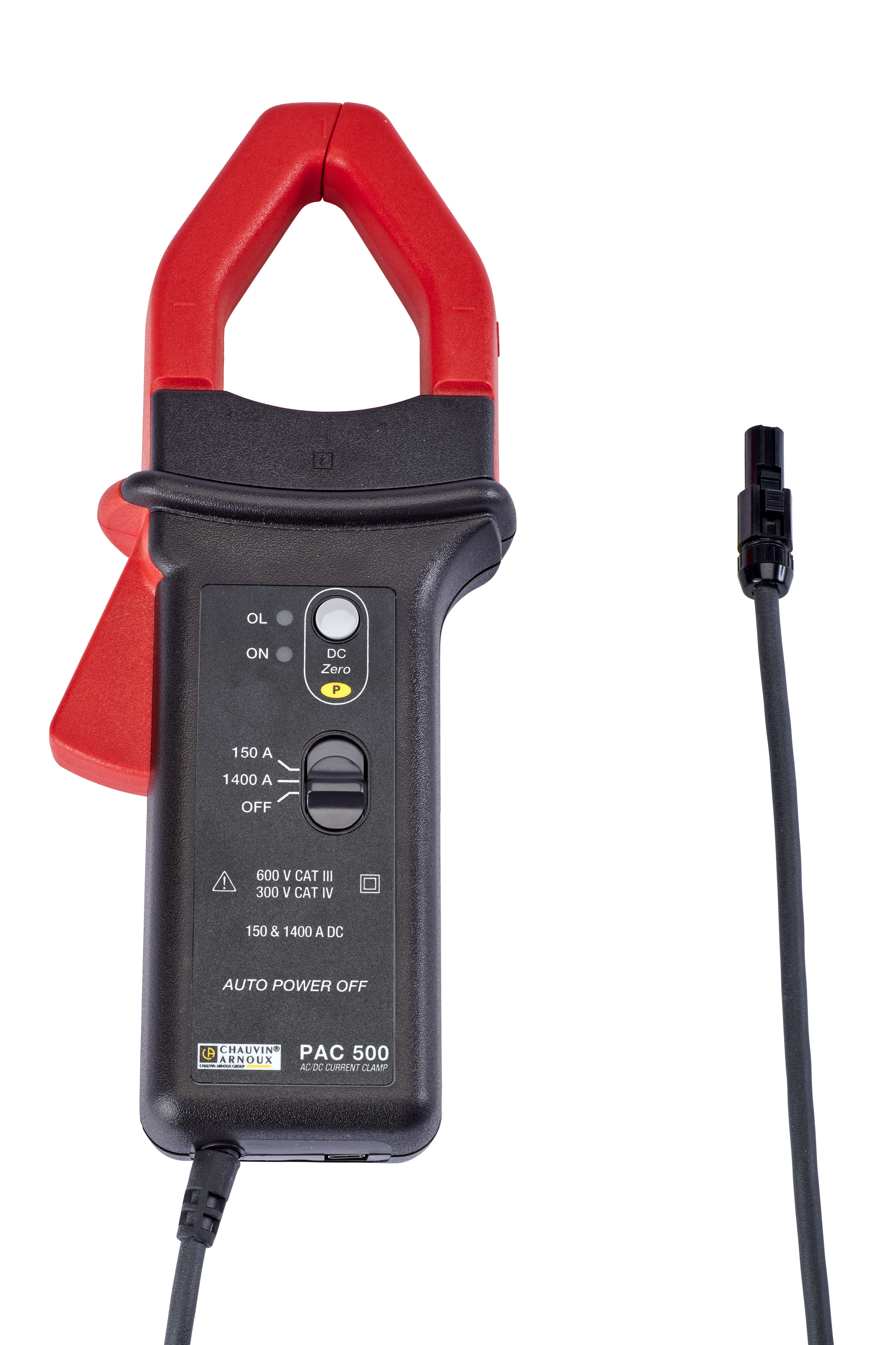 A.M.R.A. SPA AMRP01120480 CHAUVIN ARNOUX PAC500 PINZA CORRENTE DC