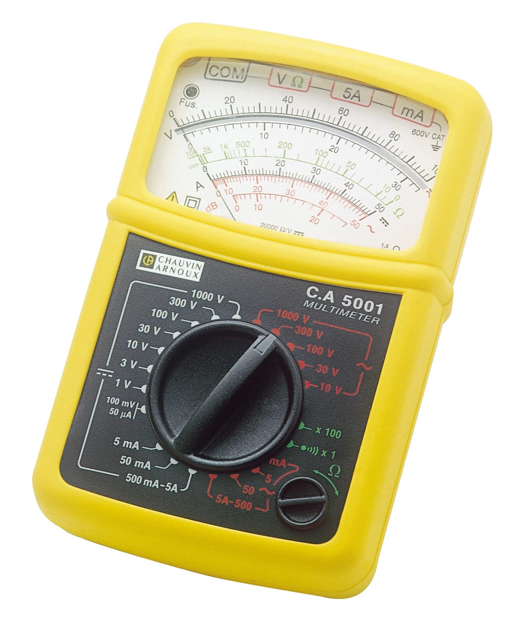A.M.R.A. SPA AMRP01196521E CHAUVIN ARNOUX CA 5001 MULTIMETRO ANALOG