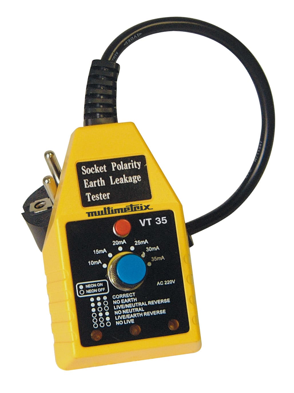 A.M.R.A. SPA AMRP06230301 CHAUVIN ARNOUX VT35 TESTER DIFFERENZIALI