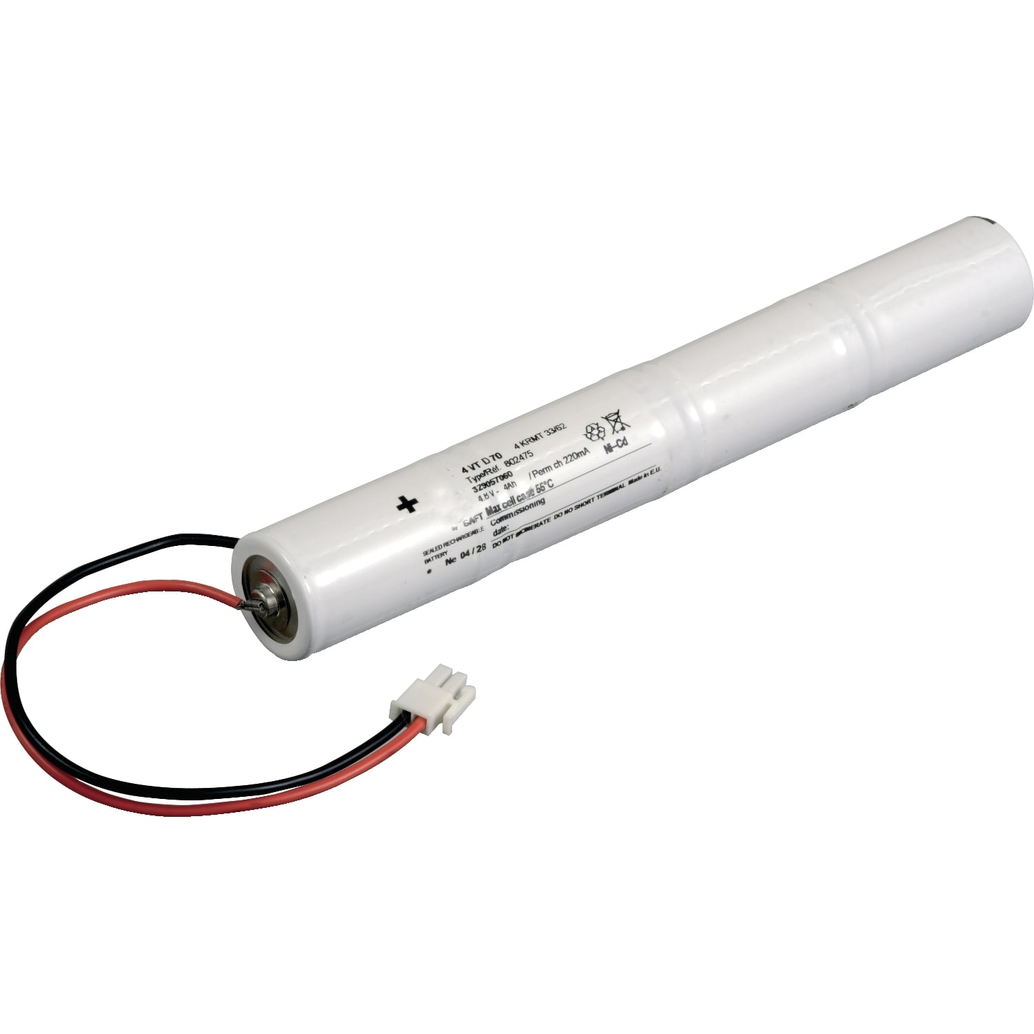 SCHNEIDER ELECTRIC - SNROVA51016E Batteria Ni-Cd HT 4,8 V - 1,6 Ah - bastone