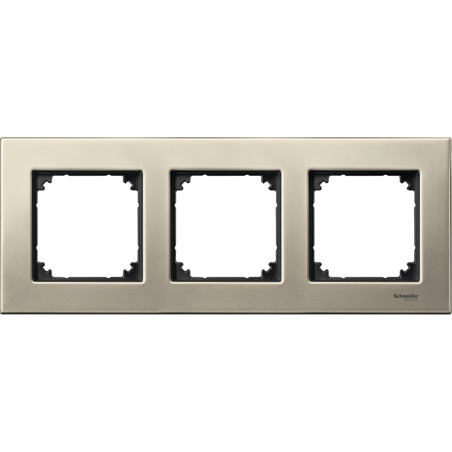 SCHNEIDER ELECTRIC - SNRMTN403305 CORNICE M-ELEGANCE TRIP.MET. TITANIO