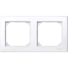 SCHNEIDER ELECTRIC - SNRMTN478225 Cornice M-SMART, doppia, bianco attivo b