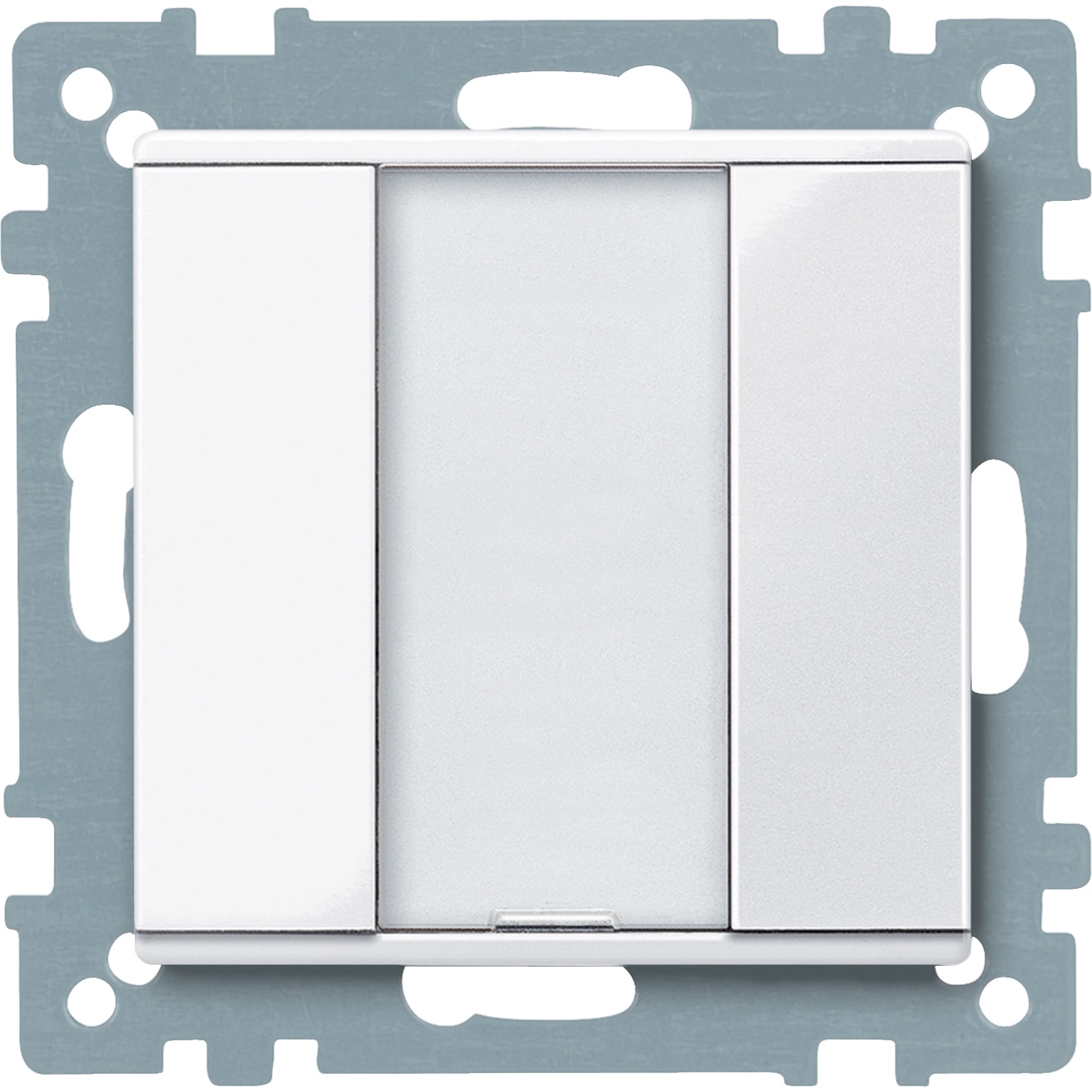 SCHNEIDER ELECTRIC - SNRMTN617125 Pulsantiera multifunzione singola plus, bianco attivo, SystemM