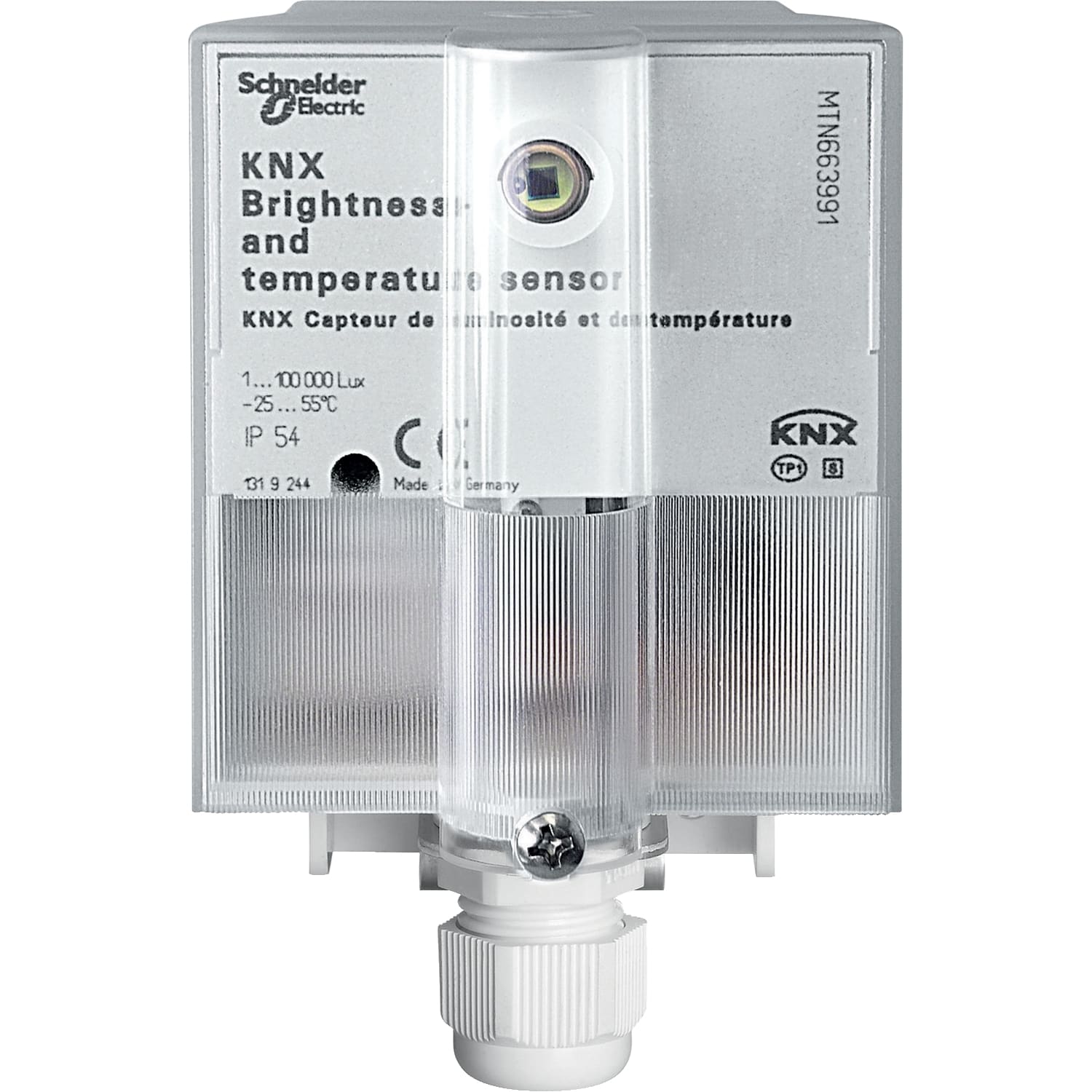 SCHNEIDER ELECTRIC SNRMTN663991 SENSORE KNX LUMIN.TEMP. IP54