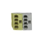 SCHNEIDER ELECTRIC - SNRMTN689702 Morsetto di collegamento bus giallo/bianco