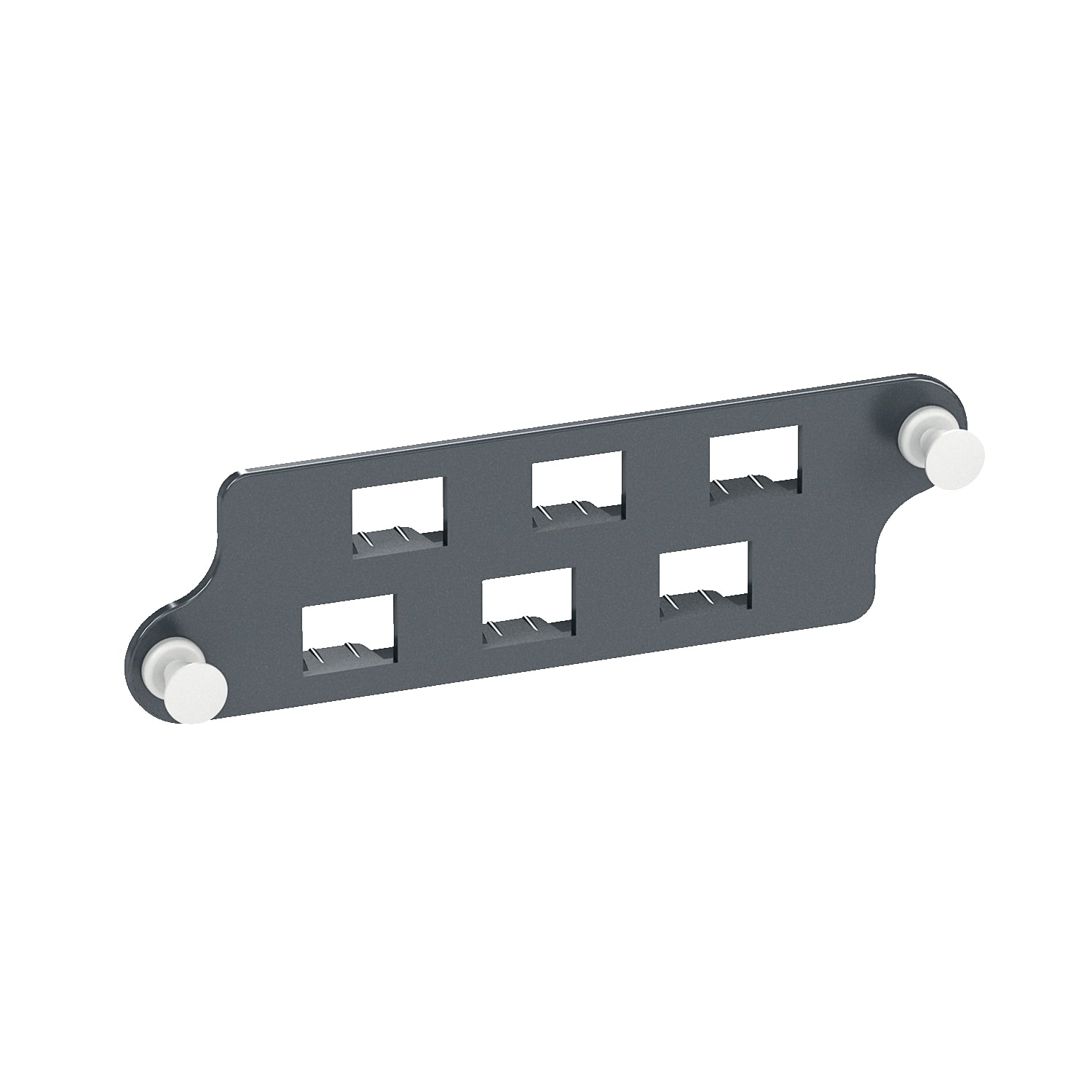SCHNEIDER ELECTRIC - SNRVDIM155061 Supporto per 6 bussole LC Dplx
