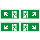 SCHNEIDER ELECTRIC - SNROVA53164 4 Schermi 45 gradi per Kit Vetrosignal Exiway Smartled, 30m, Accessorio di Segnalazione